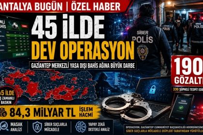 Polisten Dev Bahis Operasyonu: 45 İlde Eş Zamanlı Baskın, 190 Şüpheli Gözaltında