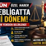 Elektronik Tebligatta Yeni Dönem! Resmî Gazete