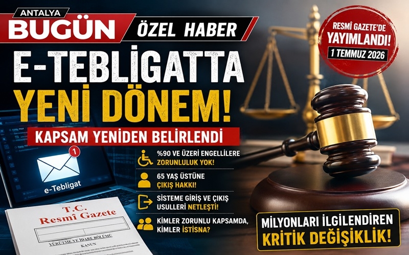 Elektronik Tebligatta Yeni Dönem! Resmî Gazete