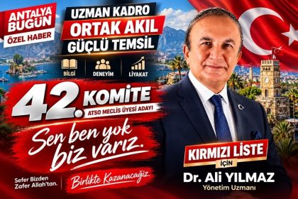 ATSO’da 42. Komite İçin Dr. Ali Yılmaz Aday: “Ben Değil, Biz” Anlayışıyla Yola Çıktı